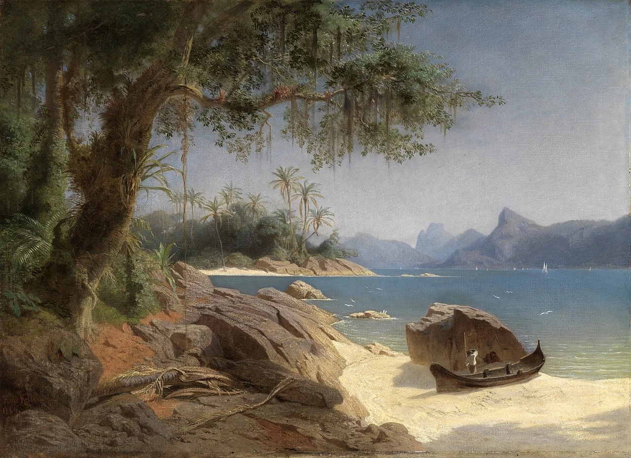 Paesaggio costiero vicino a Rio de Janeiro - Staatliche Kunsthalle Karlsruhe